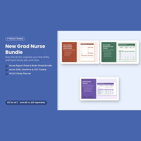 New Grad Nurse Bundle preview