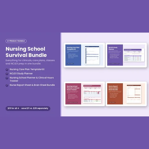 Nursing School Survival Bundle preview